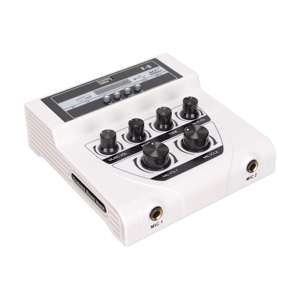 Mini Sound Mixer BT Recording MP3 Function Home Karaoke Stereo Mixer TV PC:lle Älypuhelin 100-240V EU Plug