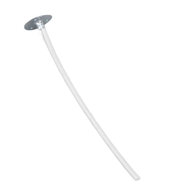 100 stk 8 cm/3,15 tommer bomullsveke forhåndsvokset lyskjerne ekstra hvit for DIY duftlys