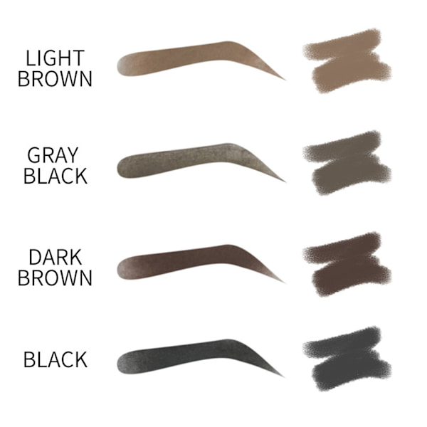 Ögonbrynsstämpel Brow Stamp Shaping Kit Vattentätt och svettsäker hållbart Sminkverktyg för ögonbrynsstämpel