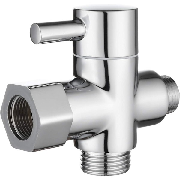 Solid messing trevejsventiladapter