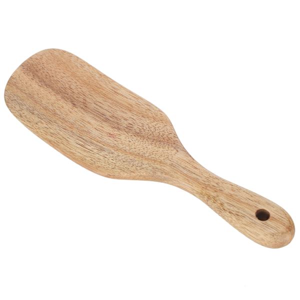 Teak Spatel Flat Form FoodGrade Trä Matlagning Spatel för Hem Kök Matlagning(20.5x6cm )