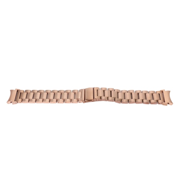 Rustfritt stål klokkebånd kompatibelt med Galaxy 4 Quick Release Solid Metal Watch Replacement Strap Rose Gold