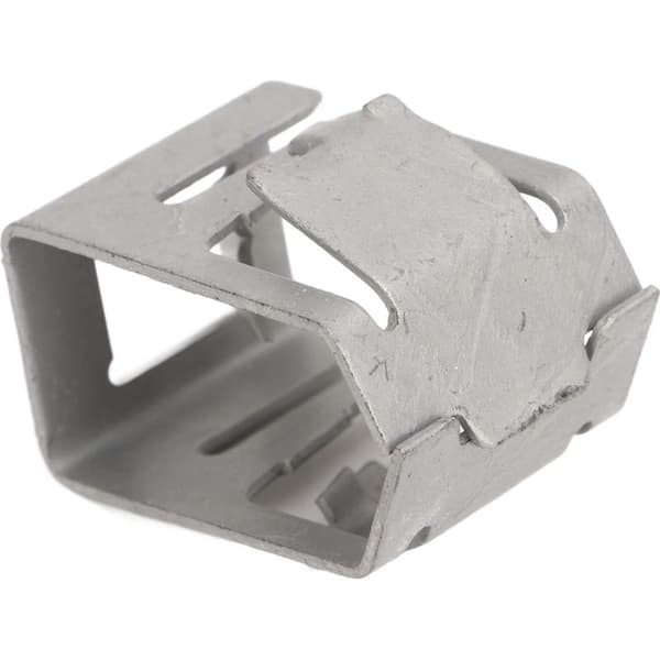 Fjærbelastet stålendestøtte med sink-aluminiumbelegg for solcellepaneler, 10-pakning for installasjon