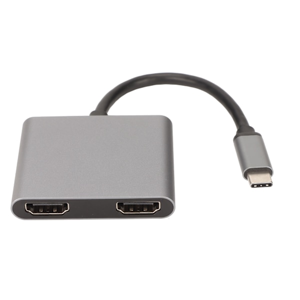 USB C till HD Multimedia Interface Hub Stöder 4K 60HZ USB C till Dubbel HD Multimedia Interface Adapter