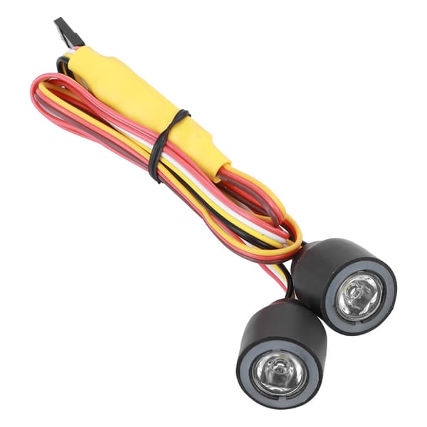 LED-lys Forlygter Passer til Jeep Wrangler 1/10 RC Crawler Bil DIY Modificering Opgradering Tilbehør