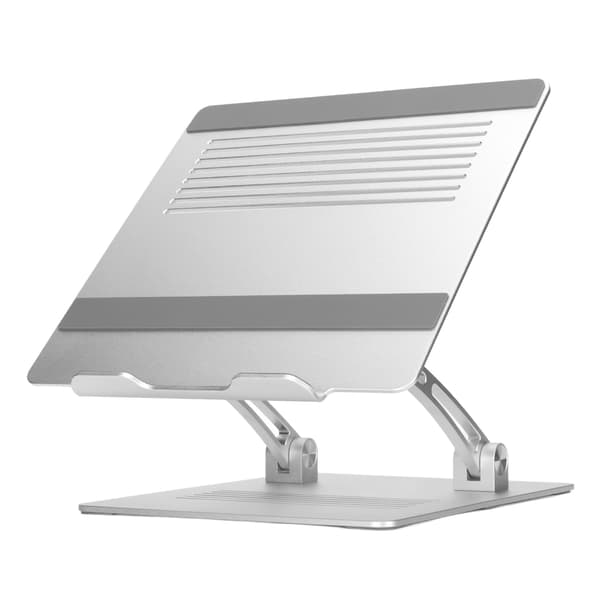 Bærbar PC-stativ Justerbar Bærbar Multifunksjonell Aluminiumslegering Sølv Datamaskin Kjøleholder for Bærbar PC Notatbok