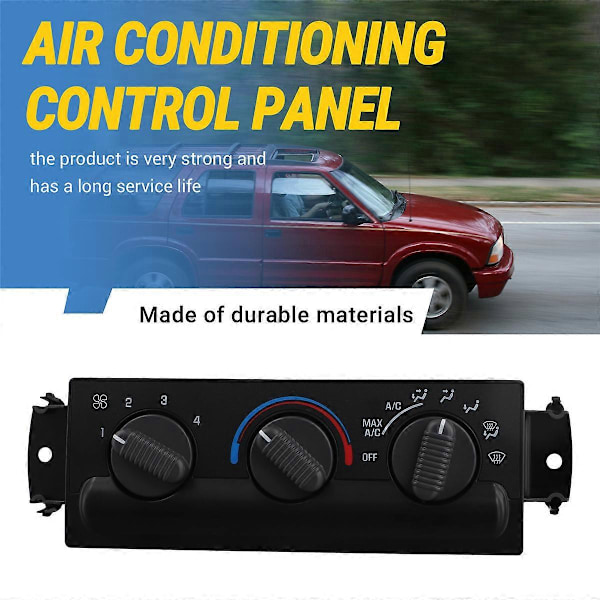 Varme A/C Temperatur Klimakontrolpanel til