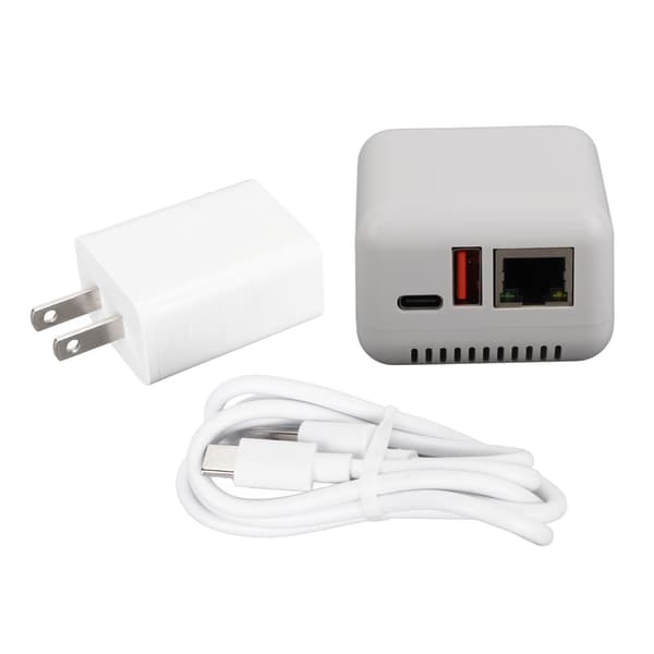 USB 2.0 netværksprintserver 5V LAN Print Share Server Trådløs printserver til Windows XP til Android til Linux 3.4 100-240V US-stik