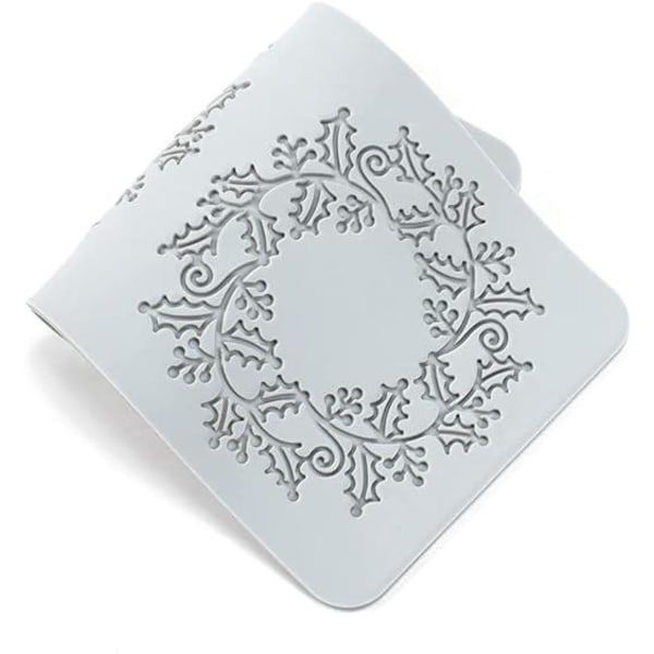 2-reikäiset jouluseppeleet, kakun mold, molds, molds kakun koristeluun