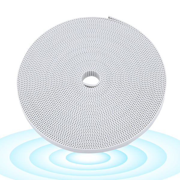 3D-skrivartillbehör 2GT kuggrem 10 mm gummisynkronrem (vit 10 m)