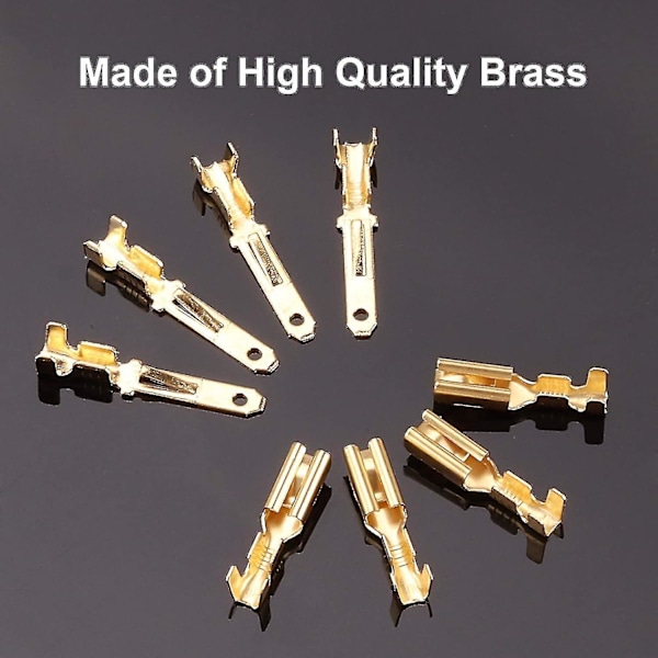 380 stk. 2,8 mm Bilkontakt Sæt 2 3 4 6 Pins