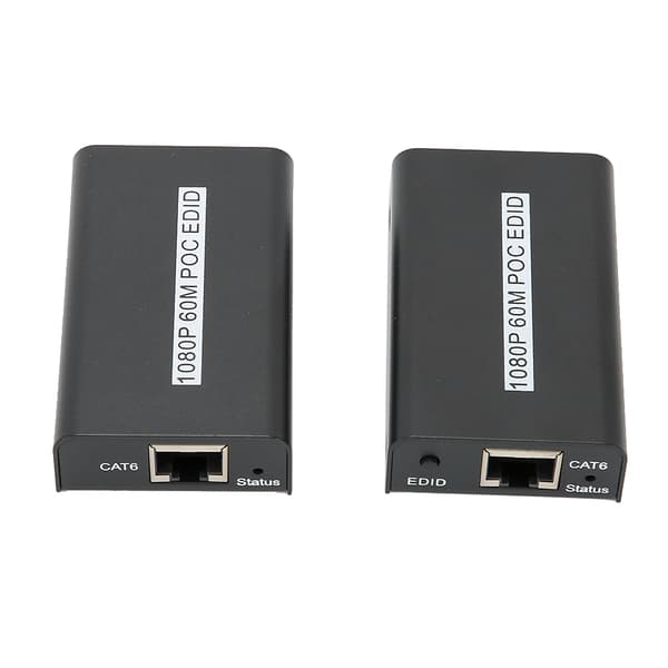 60M HD Multimedia Interface Enkelkabel Extender HDMI Nätverksöverföring 1080P EDIDAU-kontakt