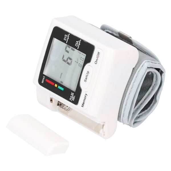 Automatisk handledsblodtrycksmätare Digital LCD-display Pulsmätare Mätinstrument B-stil