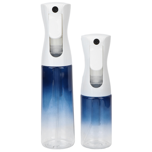 2 st tomma sprayflaskor för resor, påfyllningsbara, kontinuerlig fin dimspruta för hårstyling, växter, hudvård, 300 ml, 200 ml