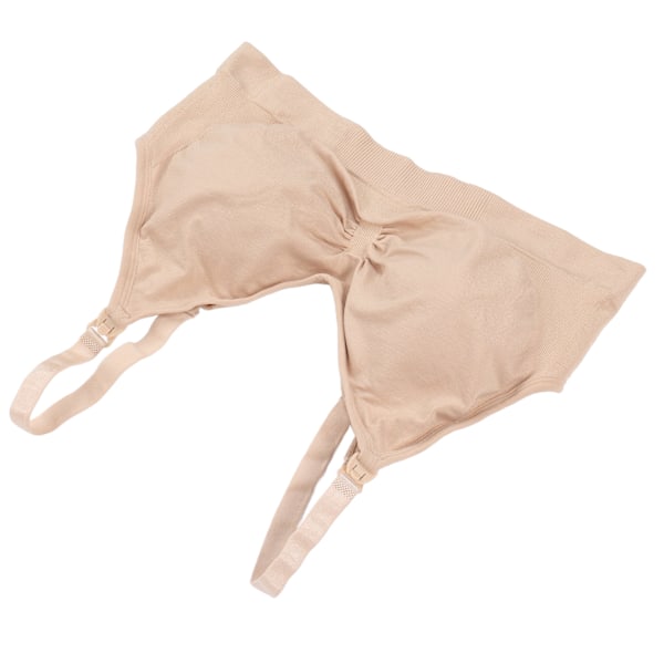 Amningsbehå för kvinnor, bärbar, mjuk, elastisk, andningsbar, justerbar, amningsbehå i nylon, XL