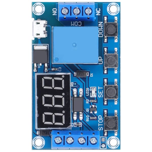 Relämodul DC 6‑30V Programmerbar Fördröjning Av Cykeltimer Koppla Från Trigger Opto Isolator Switch Reläkort