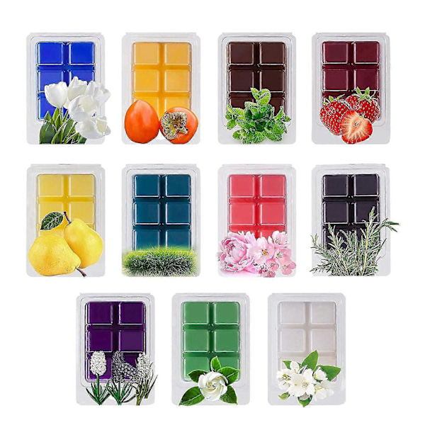 12-pack Doftvax Smältor Vaxkuber, Doftvax Smältor, Sojavax Smältor kompatibla med Värmare, Vaxkuber, Ba