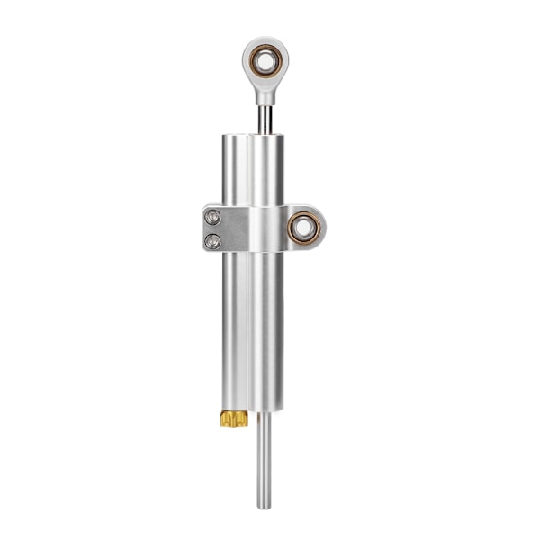 Universal motorcykel CNC aluminiumlegering styrdämpare stabilisator tillbehör (silver)