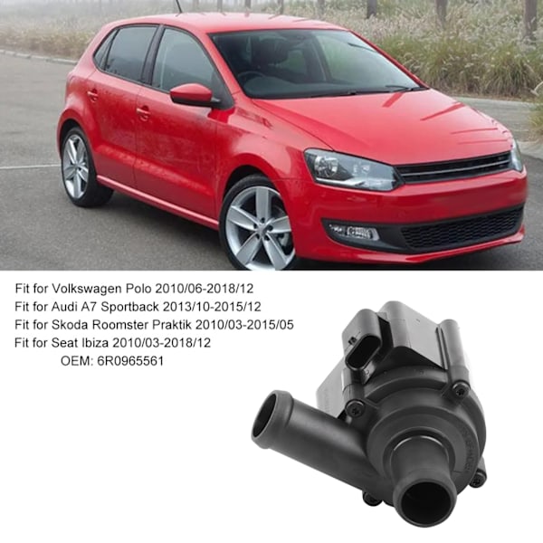 Bil Vand Hjælpevandspumpe Passer Til A7/A6/A5/A4/A1/RS5/RS7 6R0965561