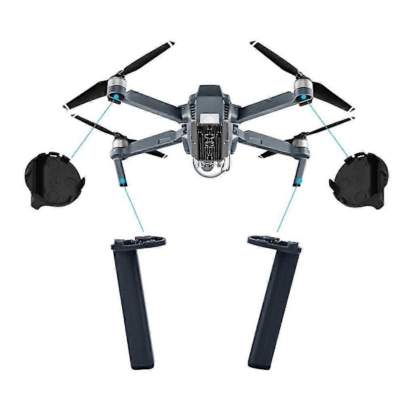 Reservedele til Mavic Pro droner, reparationsdele, landingsben, fødder, bunddæksel, 4 stk. sæt