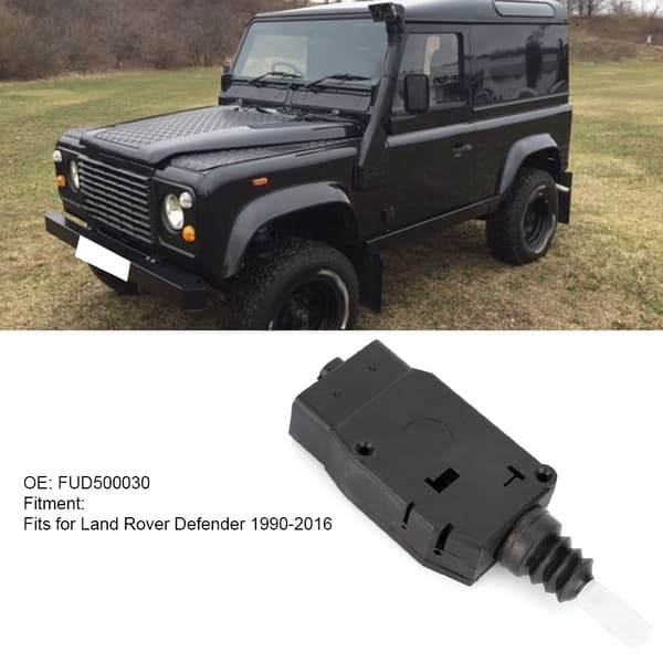 Sort dørlåsaktuator FUD500030 passer til Land Rover Defender 1990-2016