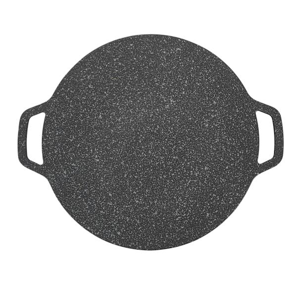 Koreansk BBQ Grillpande Rund Høj Termisk Ledningsevne Nem at Rengøre Grillplade til Indendørs Udendørs Madlavning 30cm/11.8in