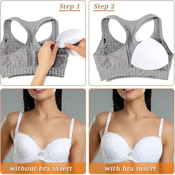 Triangle Sports BH-innlegg Pads Push Up Brystforsterkere - Sett med 18 Acup