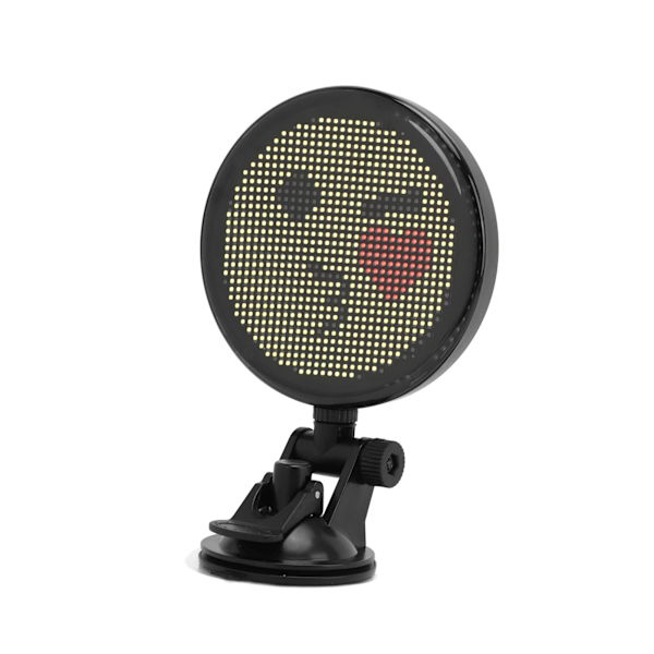 12V LED-skärm för bil med Bluetooth-styrning och fullfärg, interaktiv skärm med 32 x 32 programmerbara LED-lampor