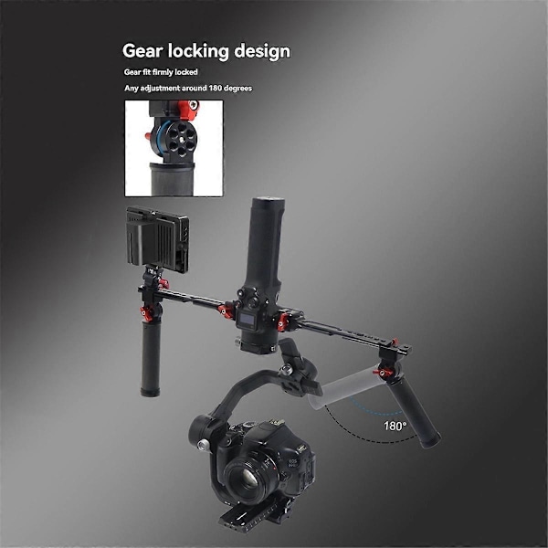 Gimbal Håndgreb til RS2/3/4 Foldbart Carbon Håndtag, B