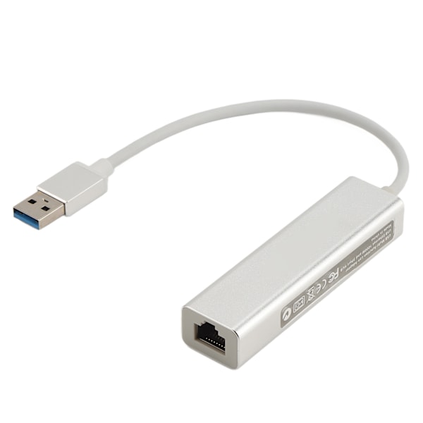 USB Ethernet-adapter RJ45 USB3.0 Ethernet-kontakt 10M 100M 1000M Aluminiumslegering Ethernet-portkonverter for kontor