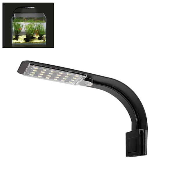 10W Ultratynd LED Akvarielys Højdepunkt Akvarielampe med Klips