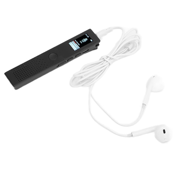 Digital stemmeopptaker Mini bærbar stemmeaktivert opptaker med avspilling USB MP3 for møteforelesningsintervju 8 GB