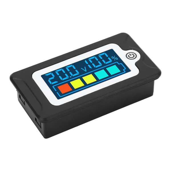 Batterispänningsprocenttestare LCD-display Ternär litium återstående batteridetektor mätare monitor