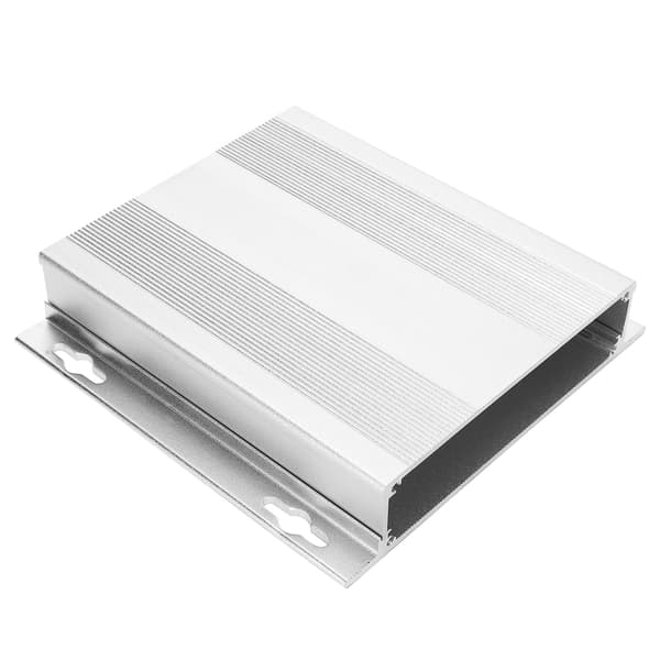Aluminiumslegering Projektkabinet Elektronisk Strømkredsløbskort Dekoder Skal 27x131x130mm