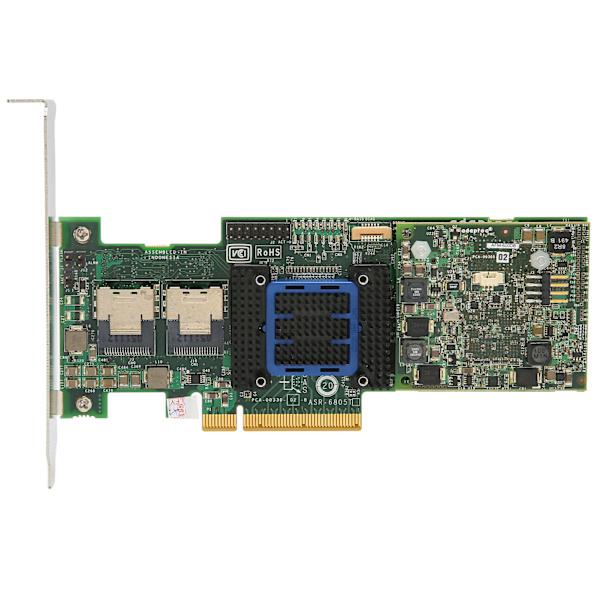 PCIE 2.0 X8 Array-kort Cache-beskyttelse Smart strømstyring ASR 6805T kontrollerkort for webserver OLTP