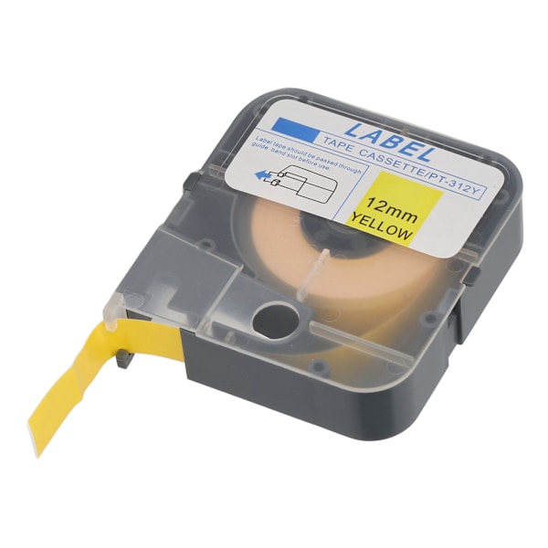 MAX Line -koneen LM 380E LM 390A LM 370A LM 380A LM 380EZ 12 mm 26,2 jalkaa keltainen itseliimautuva tarranauha kuorella