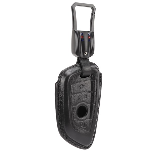 Läder 4 knappar smart bilnyckel fob cover fjärrkontrollskydd för X1 X2 X3 X5 X6 2 5 6 7 serie