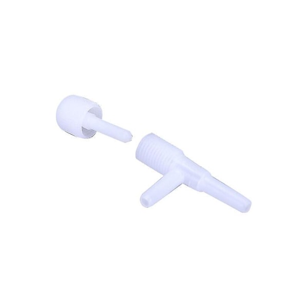 Regulatorventil, 10 st Akvarium Fisk Tank Plast 3-vägs Luftpump Regulatorventiler Vit
