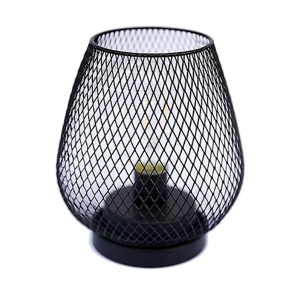 Designer Nattbordslampe Batteridrevne Bordlamper Metallbur Bordlamper Trådløs Stuelampe Bryllup Fester Terrasse Utendørs Innendørs (Eggform)