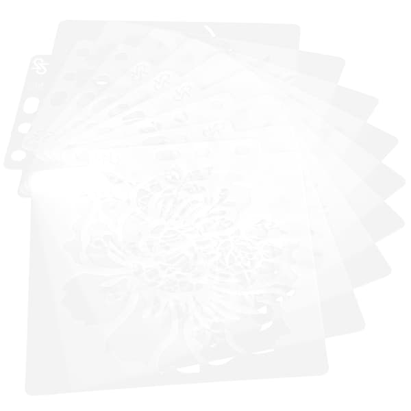 9 kpl Mandala-mallimaalauspiirustuskaavaimia DIY-askartelutarvikkeet