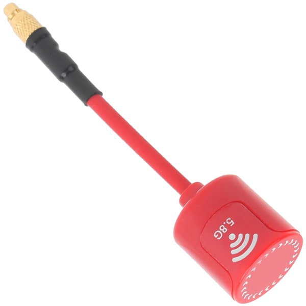 5,8 GHz MMCX 2,8 dBi RHCP høyforsterket lang antenne for FPV Racing Drone RC deler rød rett