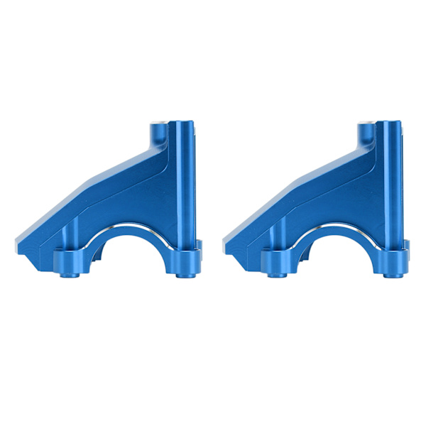 2 st RC-bilväxellåda husersättning för TRAXXAS 1/5 RC-bil aluminiumlegering fram och bak universal differentialkåpa blå