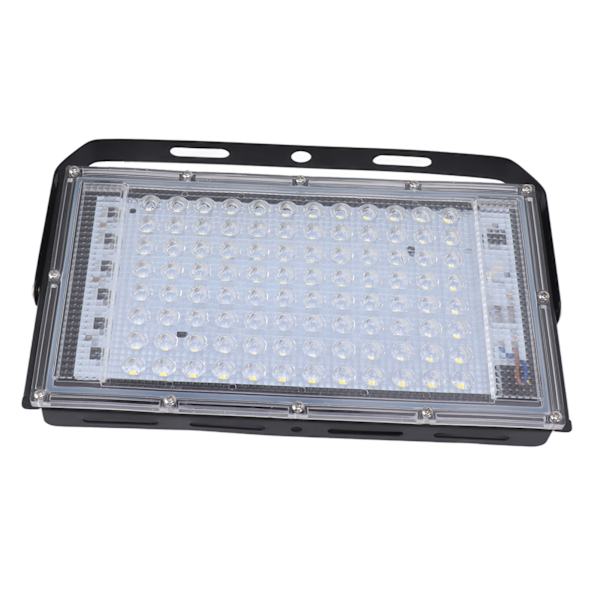 100W LED-projektør Udendørs LED-arbejdslys IP65 Vandtæt Koldt Hvidt Superlys Sikkerhedslys til Gård Have Garage 180-240V