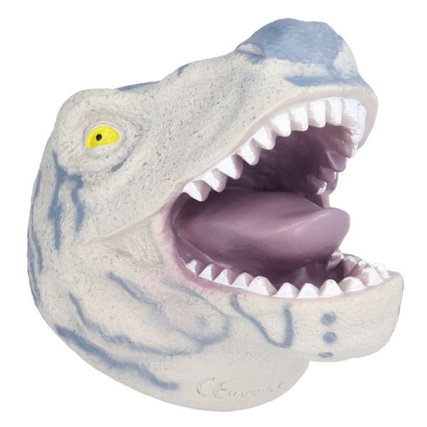 Dinosaurie Handdocka Realistisk Mjuk Halloween Tyrannosaurus Rollspel Leksak för BarnGrå