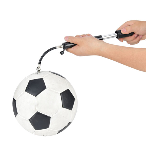 100PSI mini sykkelpumpe bærbar høytrykks sykkelbasketballpumpe med mykt rør