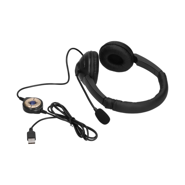 OY359 USB Telefon Headset Kabelforbundet Digital Audio Hovedtelefon med Mikrofon til Call Center Business Webinar