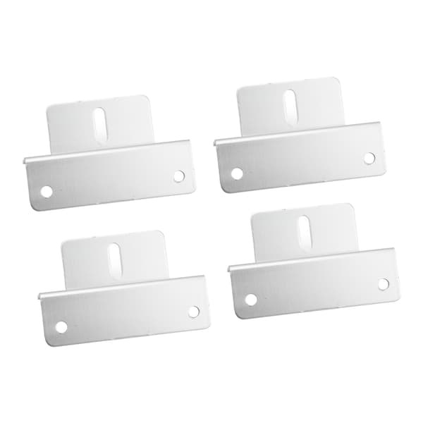 4 stk Solcellepanel Monteringssett Z-brakett for RV Yacht Flat Tak