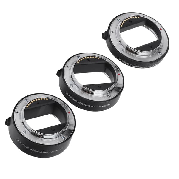 Auto Focus Makro Forlængerrørs Adapter Ring 10mm 16mm 21mm til Sony E Mount Objektiver