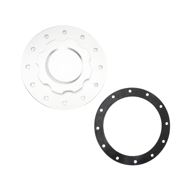 Bränslecellslock SLFCC 01 12 bult robust effektiv tätning flexibel drift påfyllningshalslock packningssats universal för bil silver