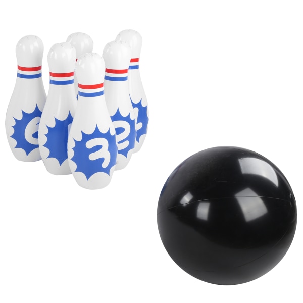 SL001‑39 Indendørs/Udendørs spil Oppustelige bowlingsæt til børn Voksne Pædagogisk legetøj